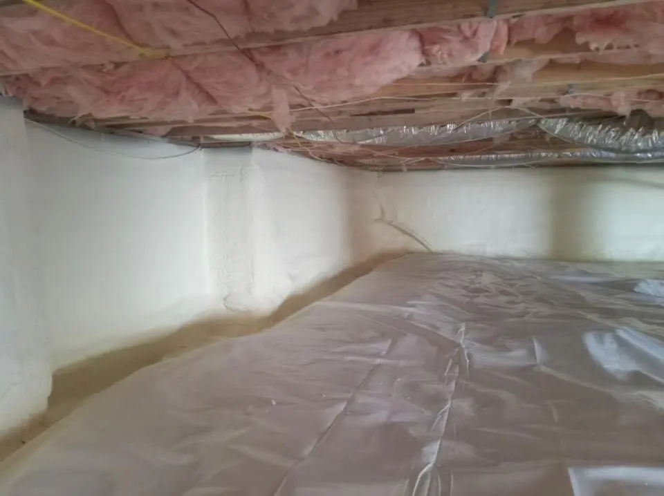 Crawl space encapsulation with closed-cell spray foam for Metal Roof Coating in Benton Harbor